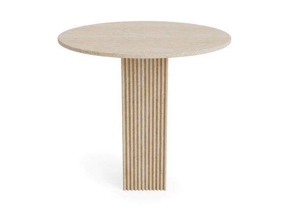 Soho Side Table - Travertine