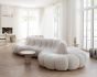 Jagger Lounge Single Segment - Upholstery Sahco - Moss 0018