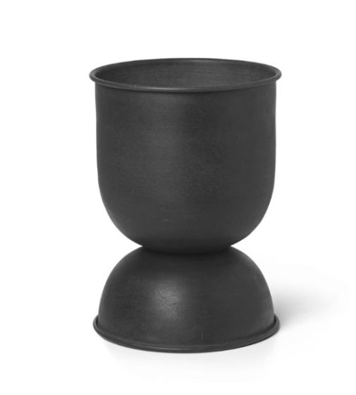 Hourglass Pot Small - Black