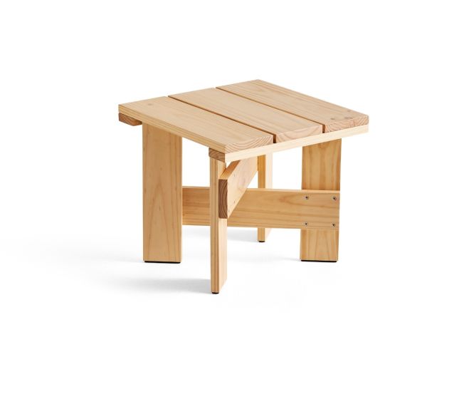 Crate Low Table - Lacquered Pinewood
