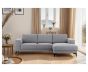Koi Sofa Corner Open End with Chaise Lounge - Upholstery Wind 80