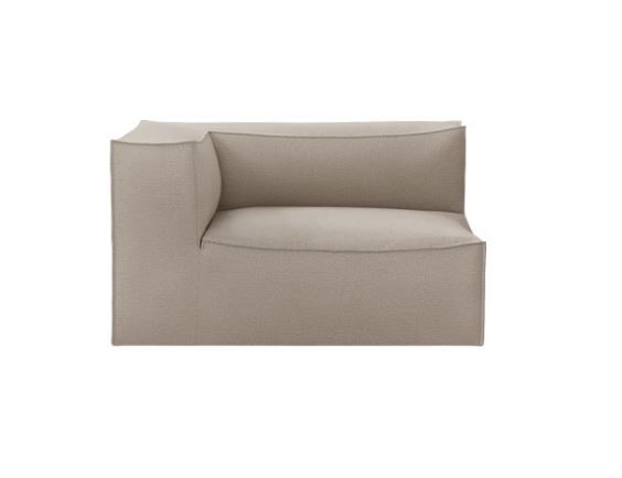 Catena Sofa Armrest Left L400 Cotton Linen - Natural