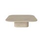 Eida Coffee Table 100 x 100 - Sand Travertine