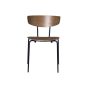Herman Dining Chair - Black Legs/Dark Stained Oak (Discontinued)