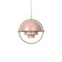 Multi-Lite Pendant Large Ø32 - Brass/Rose Dust Semi Matt