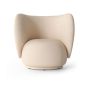Rico Lounge Chair - Brushed Off-White