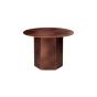 Epic Coffee Table - Round, A 60, Steel - Earthy Red