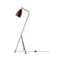 Gr A ¤shoppa Floor Lamp - Walnut Brown Glossy
