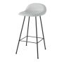 3D Dining Chair - Chamois Upholestry 1715 Elefant - Center Base