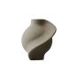 Ceramic Pirout Vase 01 Ø7-21 H22 cm - Sanded Grey