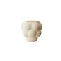 Ceramic Balloon Pot 09 - Raw White