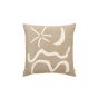 Kove Applique Cushion - Tan
