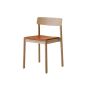 Betty Chair TK3 - Lacquered Solid Oak Frame/Seat Upholstered Tailor Leather Cognac