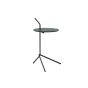 Halten Side Table SH9 L40 W32 H66 - Warm Black Base Marble/Verde Guatemala