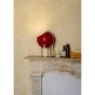 Topan Table Lamp VP13 - Clear Acrylic Base - Vermilion Red
