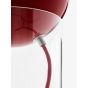 Topan Table Lamp VP13 - Clear Acrylic Base - Vermilion Red