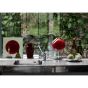 Topan Table Lamp VP13 - Clear Acrylic Base - Vermilion Red