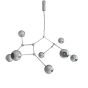 Drop Chandelier Globe - Chrome