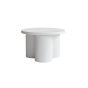 Big Foot Table Low - Bone White