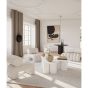 Big Foot Table Low - Bone White