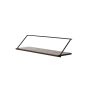 Rail Shelf - Black/Dark Stained Oak