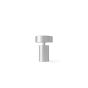 Column Table Lamp Portable - Brushed Aluminum