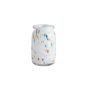 Splash Vase Roll Neck Medium - White dot