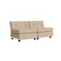Amanta 2 seater Cream beige shell-Upholstery-Turf-Sand