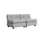 Amanta 2 seater Frost blue shell-Upholstery-Hallingdal-130