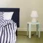 Apollo Table Lamp with Cord - White Opal Glass
