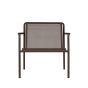 Dapple Lounge Chair with Arms - Dark Chocolate