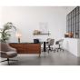 Gravity Table Lamp Large - Grey Marble/Canvas Shade