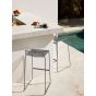 Hee Bar Stool Low H65 - Asphalt Grey