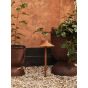 Hourglass Pot Medium - Aluminium