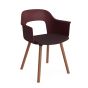 Layout Armchair 223 - Walnut Base/Upholstery (Remix  373)