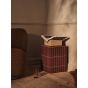 Pillar Side Table - Brown