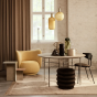 Pouf Round - Faded Velvet, Forest