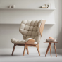 Mammoth Chair - Black/Barnum Boucle Col 11