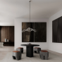 Ghost Chandelier, Mini - Chrome