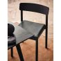 Betty Chair TK3 - Lacquered Solid Oak Frame/Seat Upholstered Tailor Leather Cognac