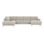Koi Sofa Corner Open End with Chaise Lounge - Upholstery Wind 80