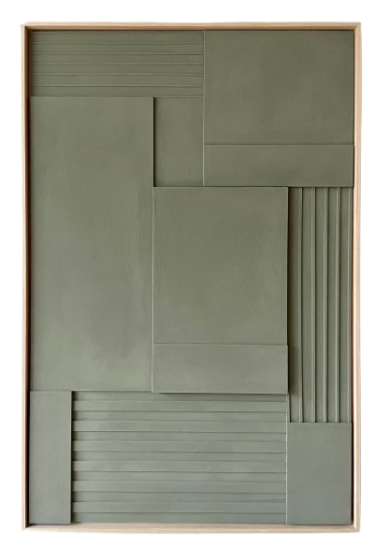 Relief In Oak Frame 73X113 SH:03:01 - Ancoats