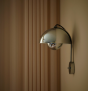 Flowerpot Wall Lamp VP8 - Chrome-Plated