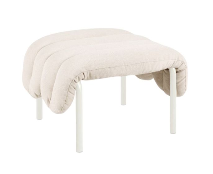 Puffy Ottoman - Natural/Cream PC