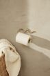 Curvature Toilet Paper Holder - brass