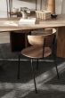 Herman Dining Chair - White Oiled Oak/Black Legs