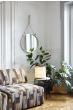 TS Side Table Ø40 - Black Base / Green Guatemala Marble Top