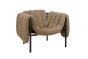 Puffy Lounge Chair - Sawdust/Black Grey PC