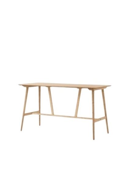 In Between Bar Table SK28 L190 W80 H105 - Lacquered Oak