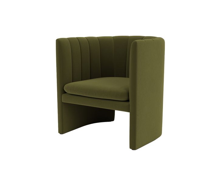 Loafer Lounge Chair SC23 - Ritz 7270 Olive
